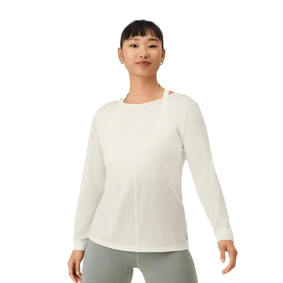 Allbirds XL Women's Natural Flow Studio Long Sleeve Tops - Picture 1 of 10